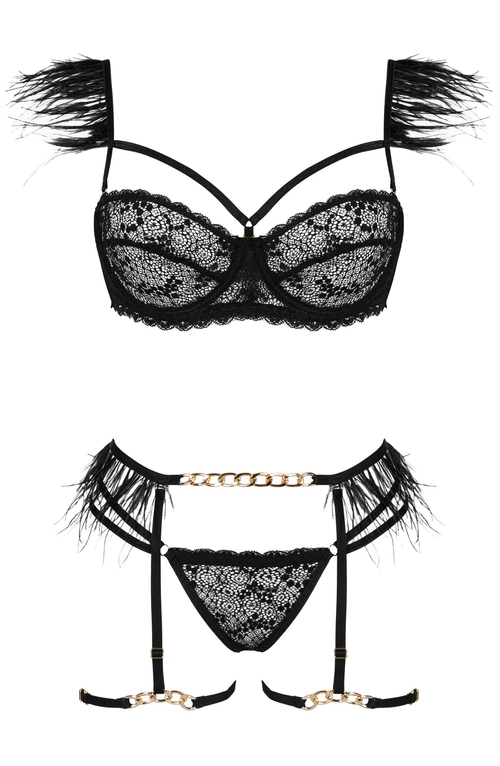 "Crystal Luxury Lingerie Set | Designer Intimate Wear |