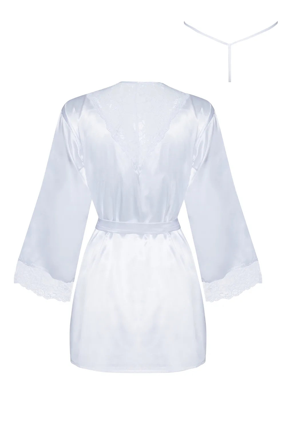 Sherie White Peignoir | Luxury Silk Robe | Velure